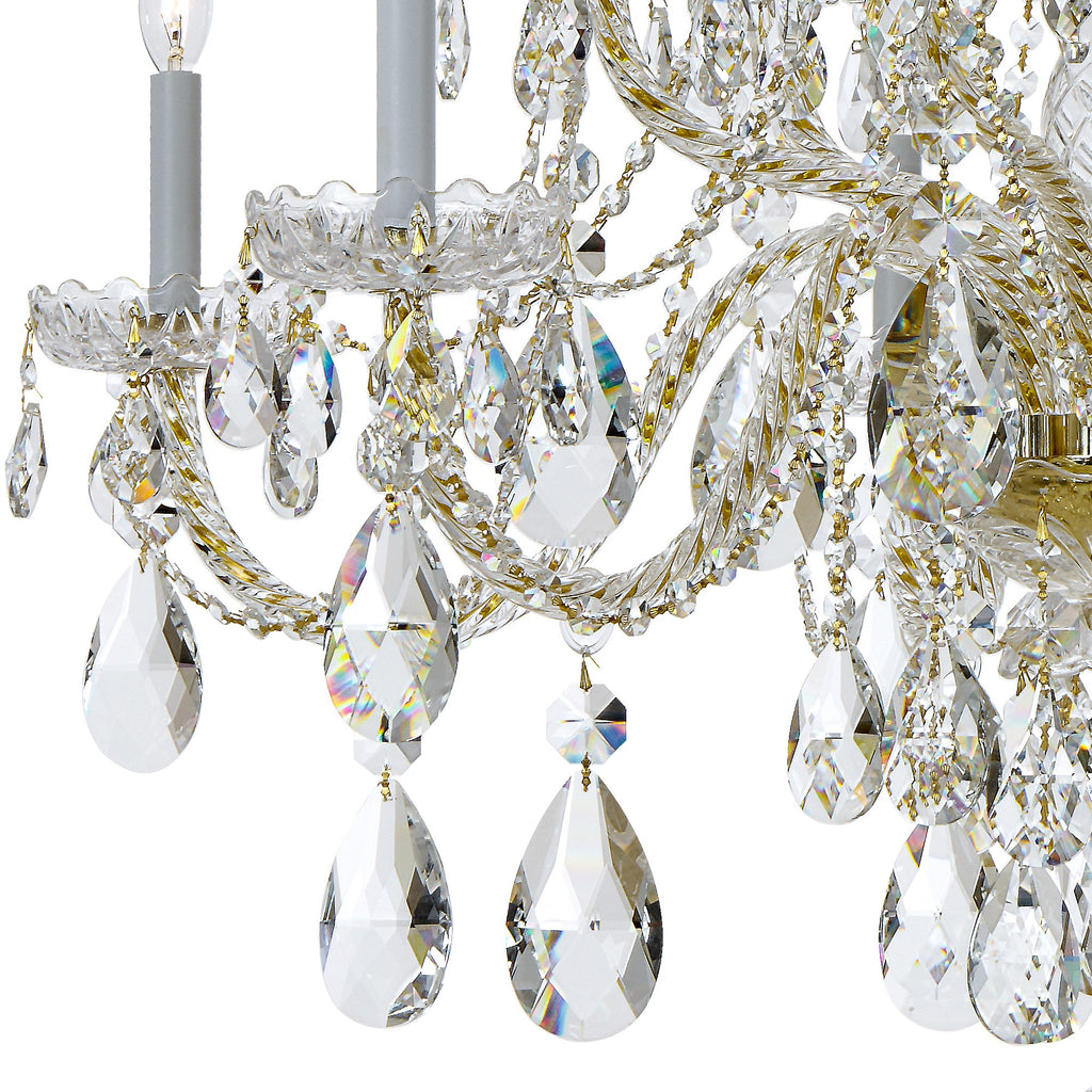 Traditional Crystal 12 Light Chandelier