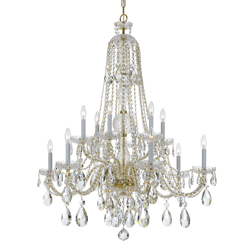 Traditional Crystal 12 Light Chandelier