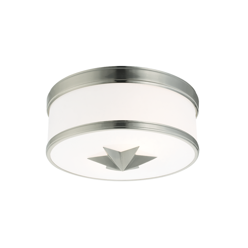 Seneca Flush Mount 11" - Satin Nickel