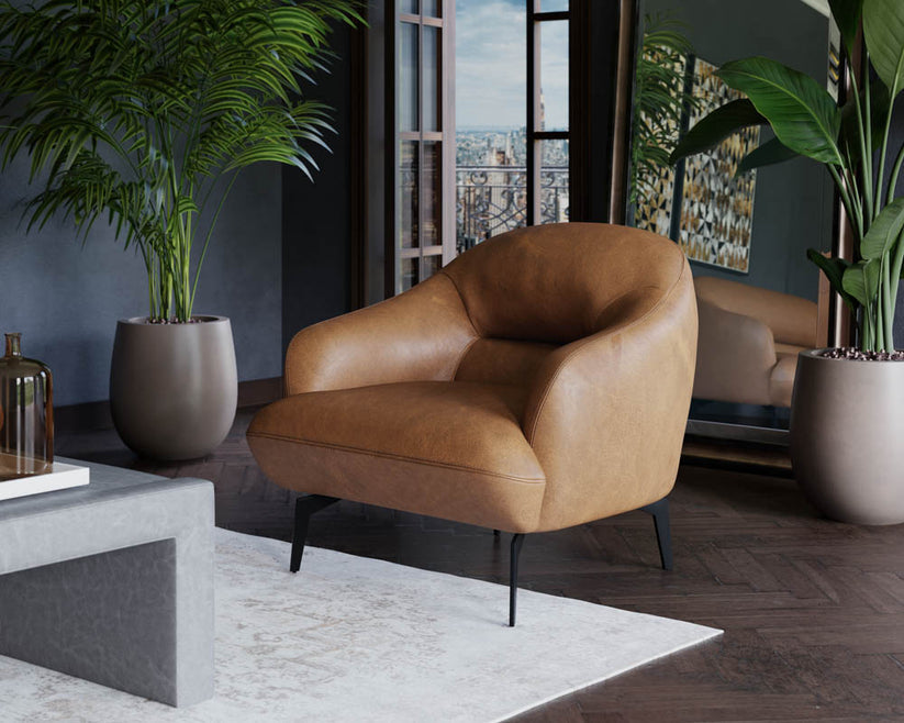 Armani Armchair - Cognac