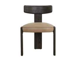 Horton Dining Chair - Dark Brown, Set of 2