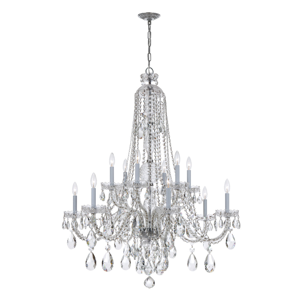 Traditional Crystal 12 Light Chandelier