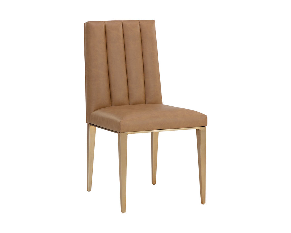 Wilbur Dining Chair - Milliken Cognac, Set of 2