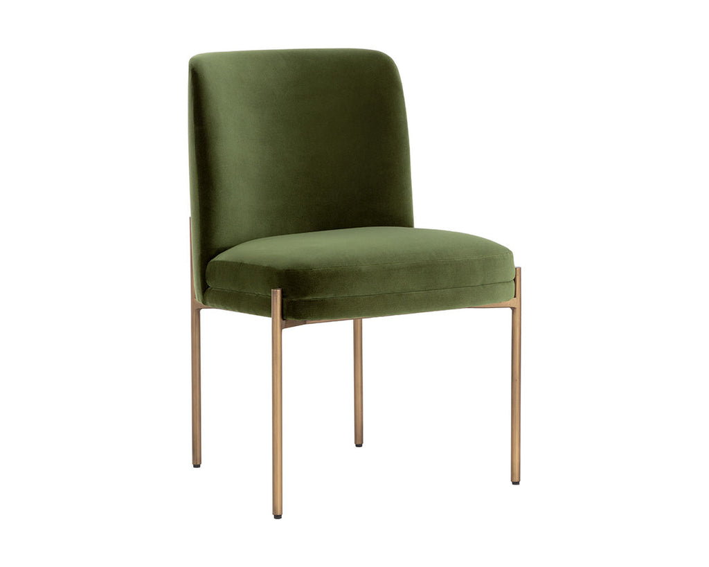 Richie Dining Chair, Forest Green