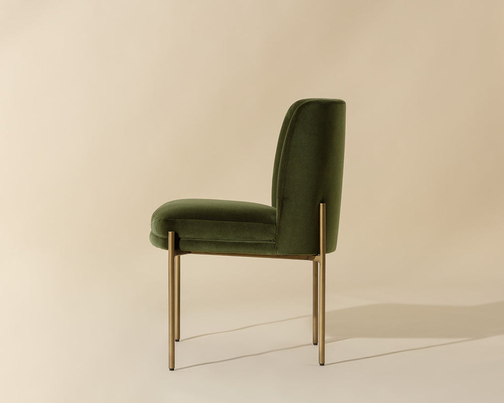 Richie Dining Chair, Forest Green