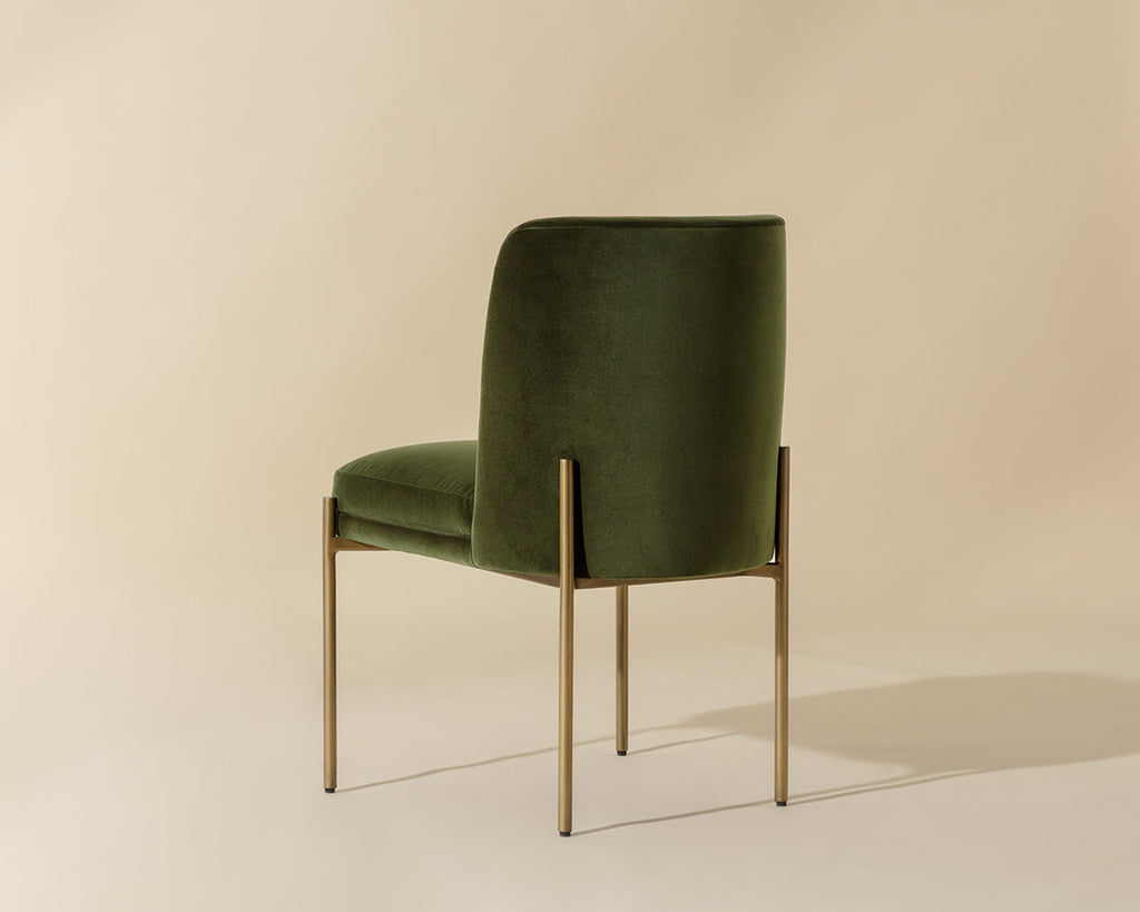 Richie Dining Chair, Forest Green