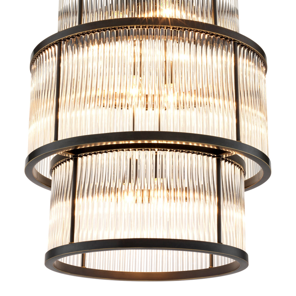 Chandelier Palmera Bronze Highlight Finish