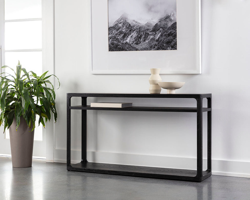 Doncaster Console Table, Black