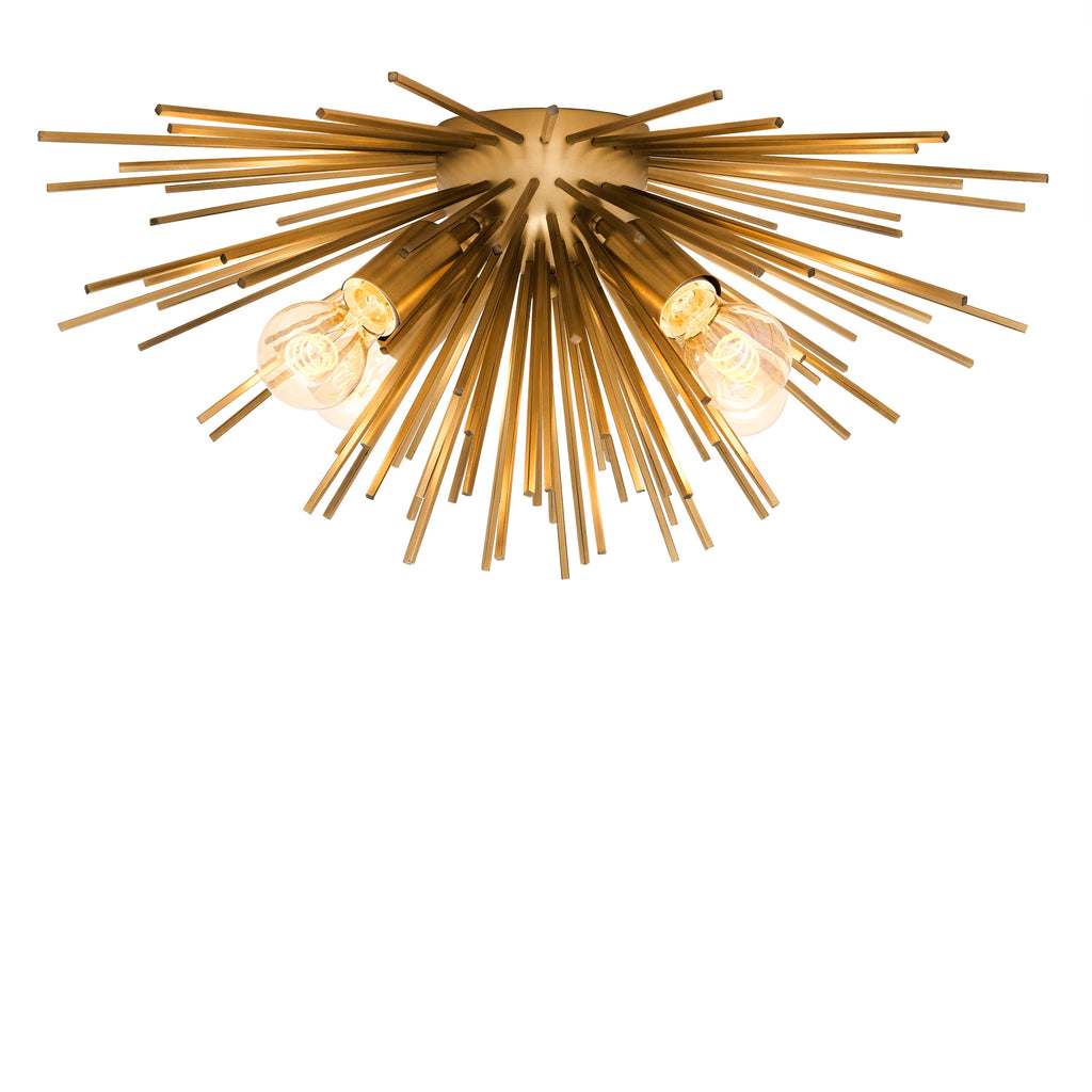 Ceiling Lamp Boivin Matte Brass Finish