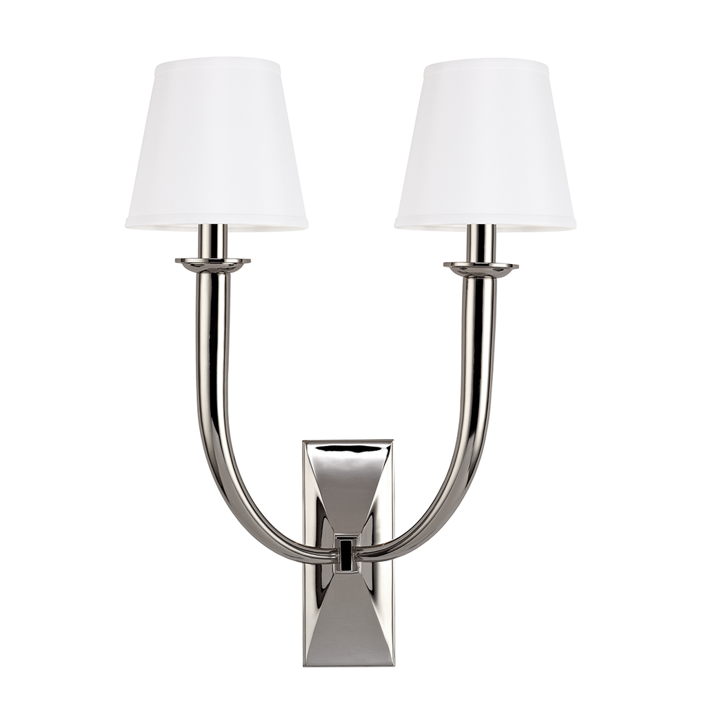 Vienna Wall Sconce 15" - Polished Nickel