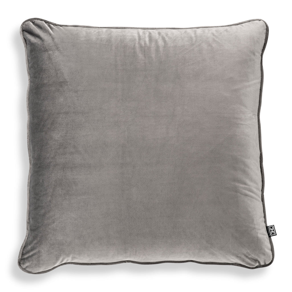 Pillow Roche Porpoise Grey Velvet