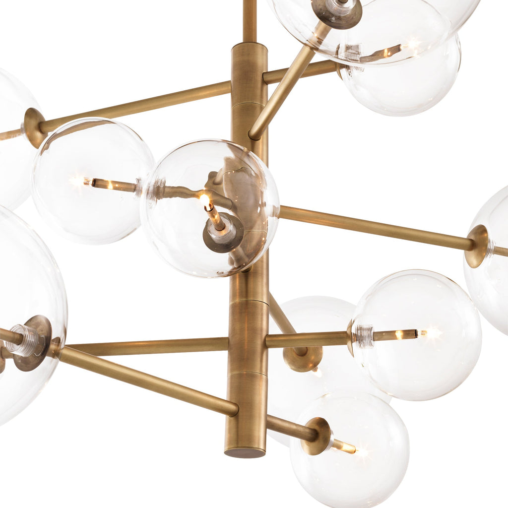 Chandelier Argento S Antique Brass Finish