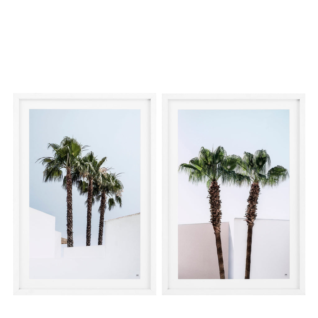 Print Ec273 Minimal Palm Trees Set of 2