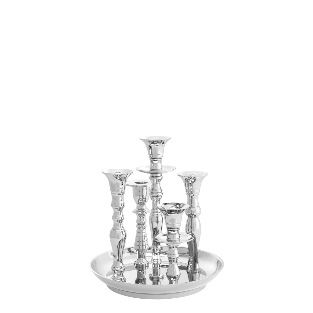 Candle Holder Rosella Nickel Finish