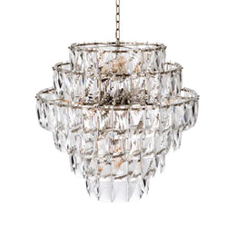 Chandelier Amazone L - 26 Lights, Clear Crystal Glass