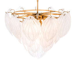 Chandelier Novida Antique Brass Finish - UL