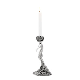 Candle Holder La Mer Antique Silver Finish