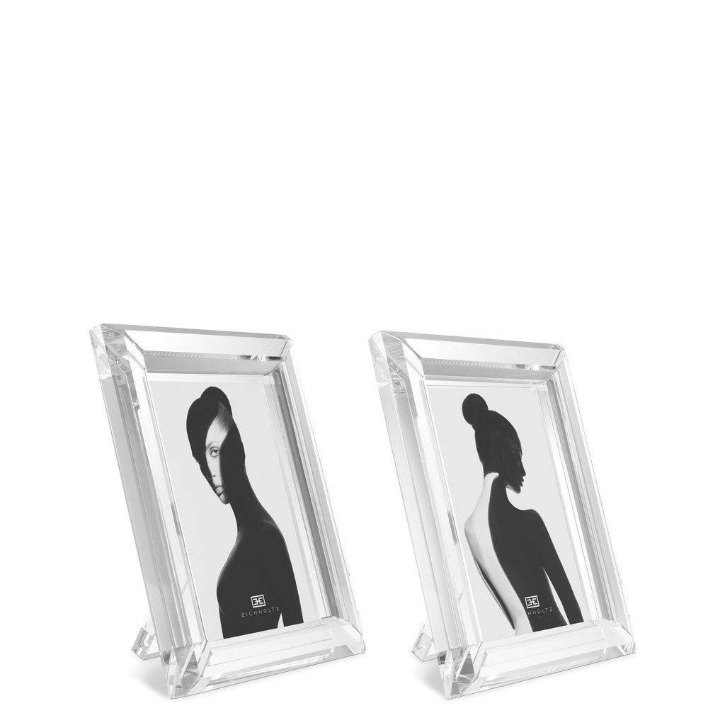 Picture Frame Theory L Crystal Glass Set of 2