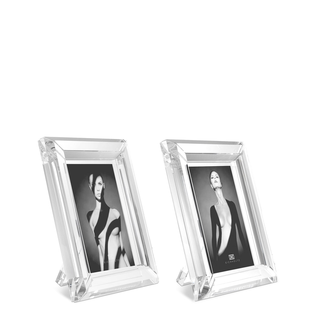 Picture Frame Theory S Crystal Glass Set of 2