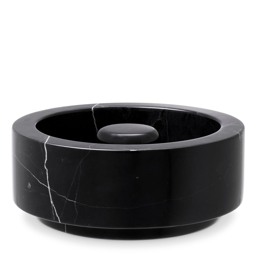 Ashtray Poulsen Black Marble