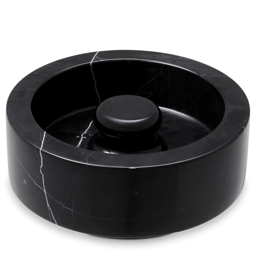 Ashtray Poulsen Black Marble