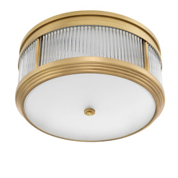 Ceiling Lamp Rousseau Antique Brass Finish