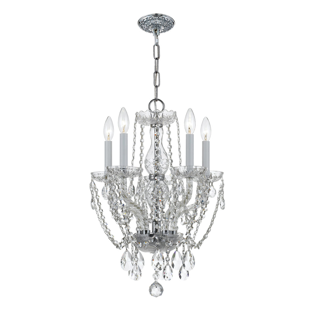 Traditional Crystal 5 Light Mini Chandelier