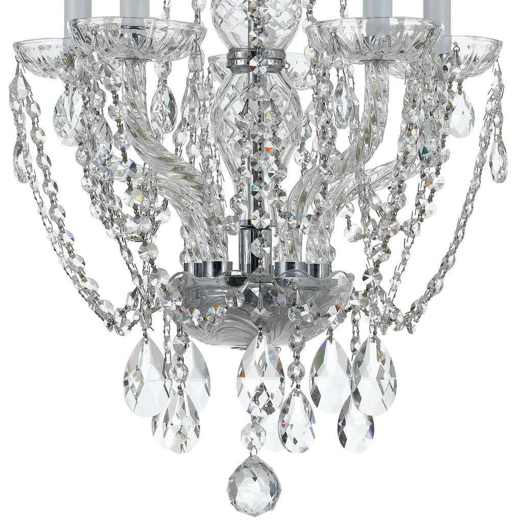 Traditional Crystal 5 Light Mini Chandelier