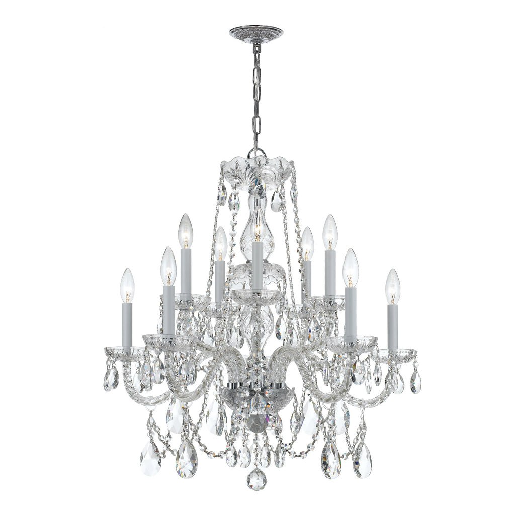 Traditional Crystal 10 Light Chandelier