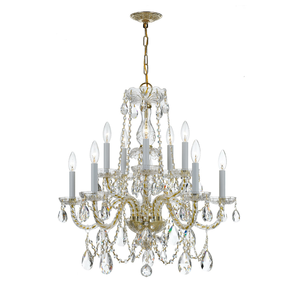 Traditional Crystal 10 Light Chandelier