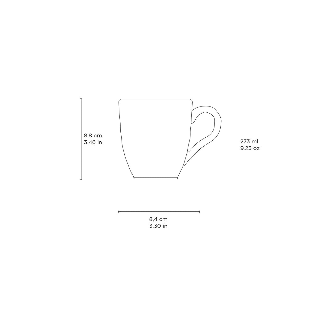 Oceano Organic Mugs, Set of 4