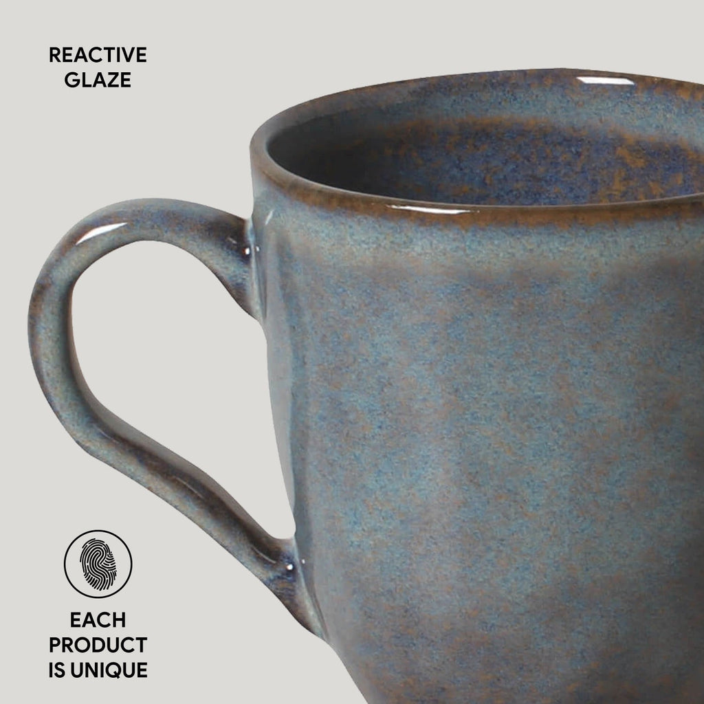 Titanium Organic Mugs, Set of 4