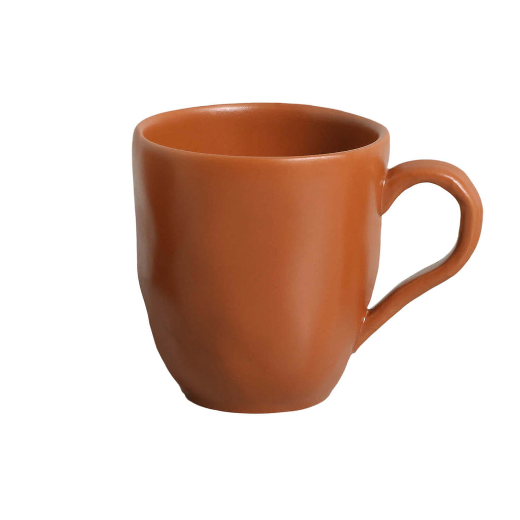 Terracotta Organic Mugs, Set of 4