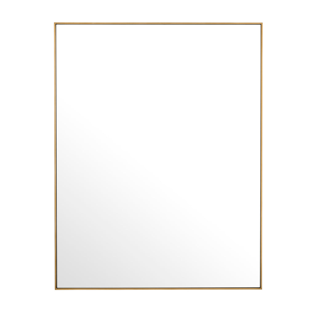 Mirror Redondo L Brushed Brass Finish