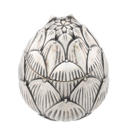 Box Artichoke Antique Silver Plated