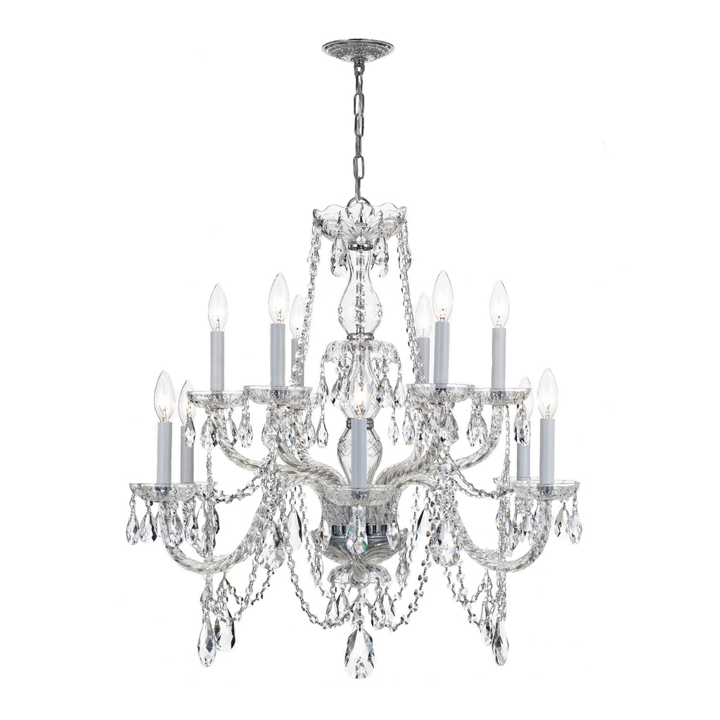 Traditional Crystal 12 Light Chandelier