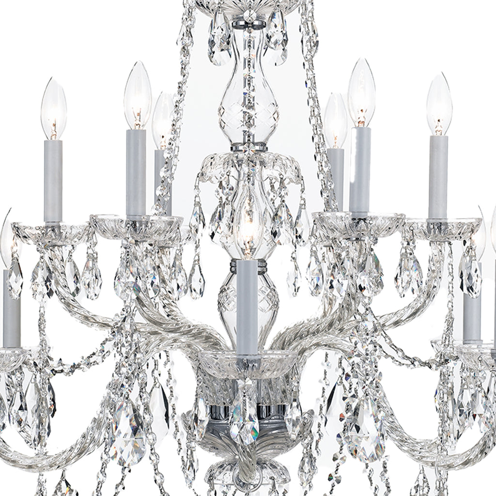 Traditional Crystal 12 Light Chandelier