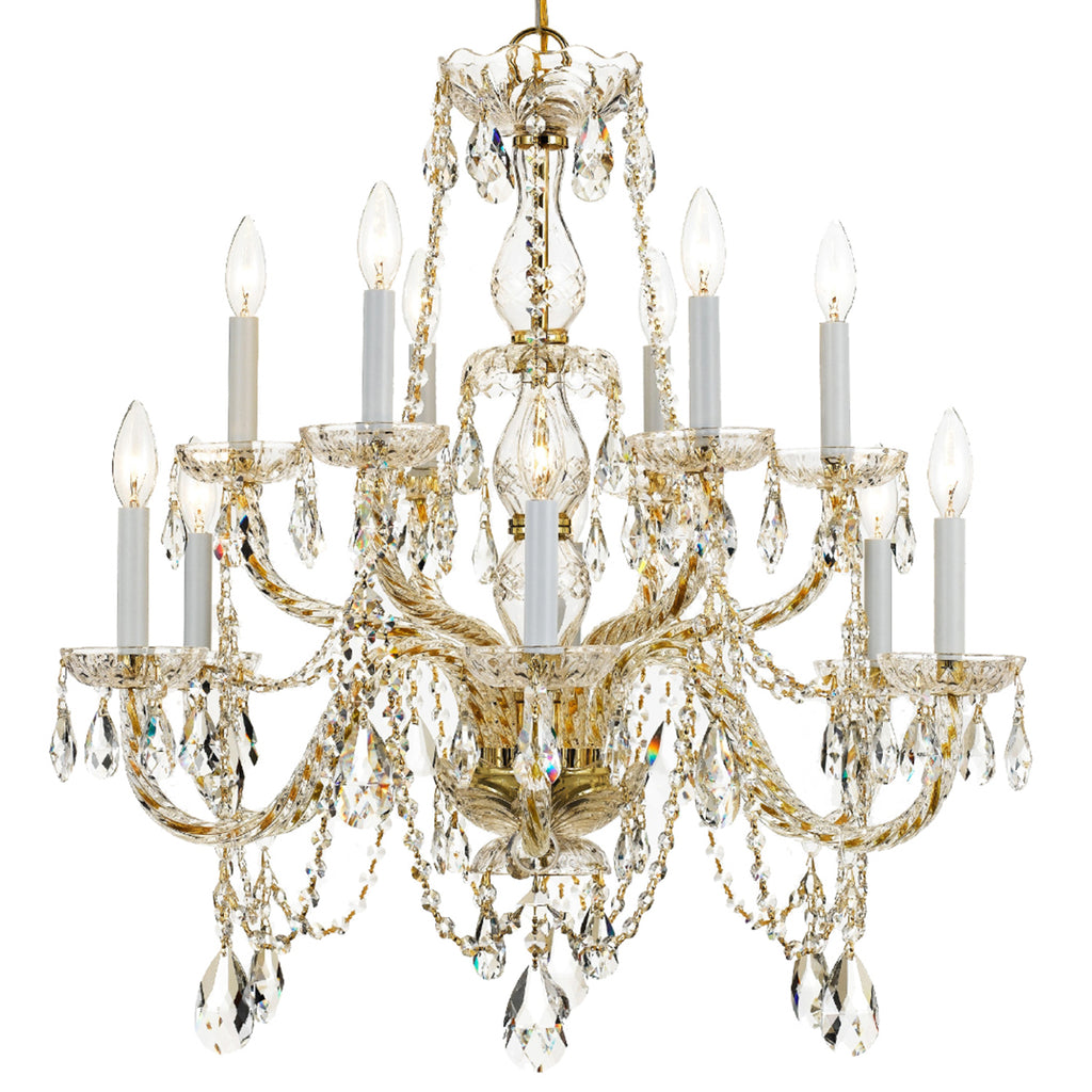 Traditional Crystal 12 Light Chandelier