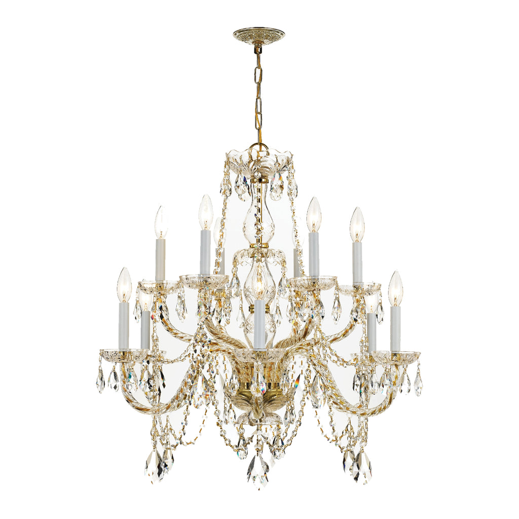 Traditional Crystal 12 Light Chandelier