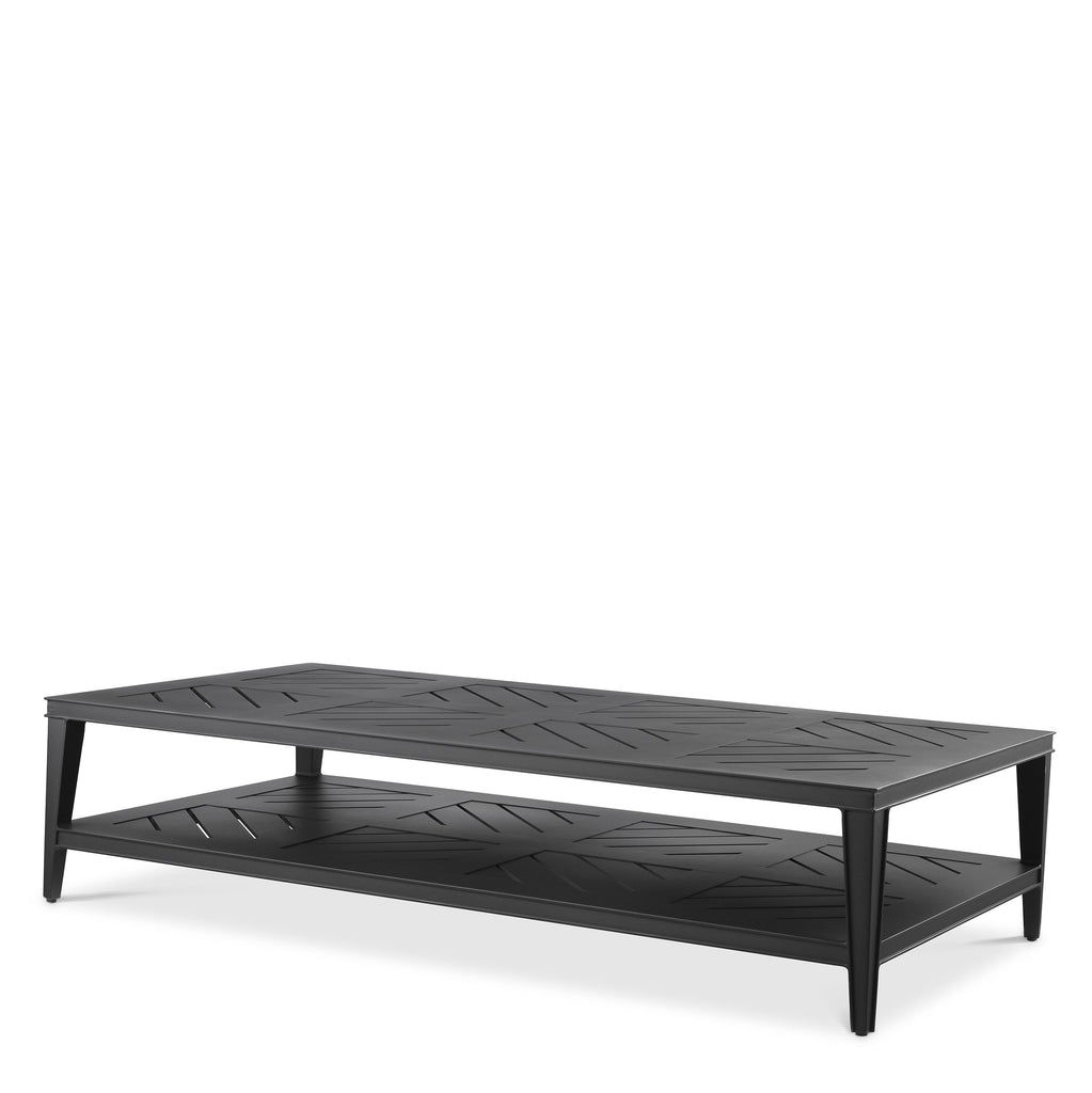 Coffee Table Bell Rive Rectangular Outdoor Black