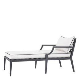 Chaise Longue Bella Vista Outdoor Black