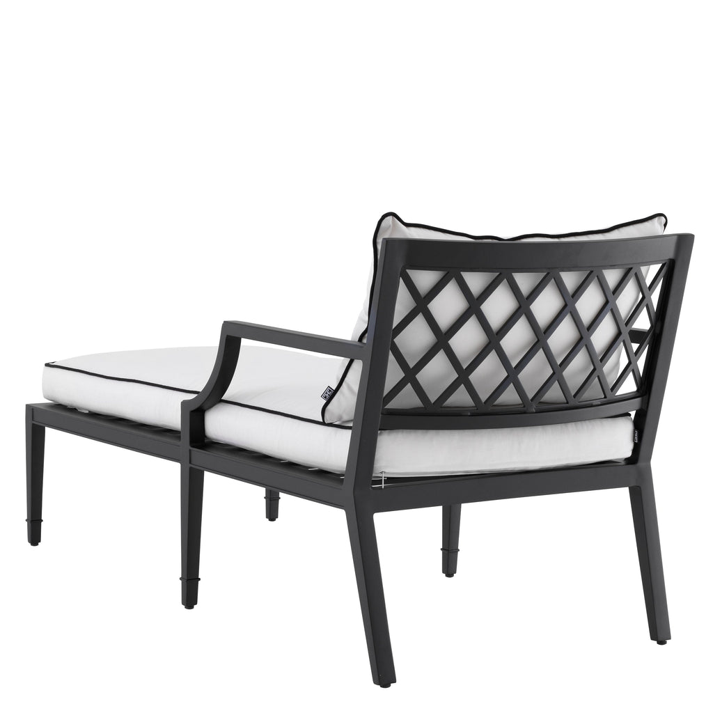 Chaise Longue Bella Vista Outdoor Black