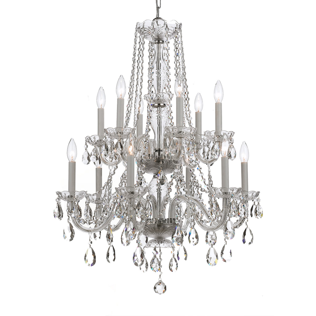 Traditional Crystal 12 Light Chandelier