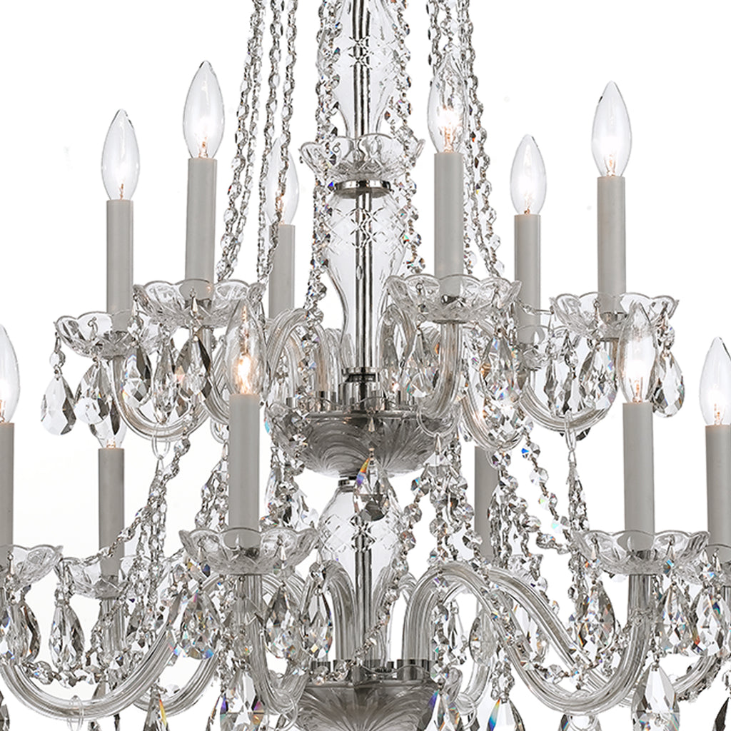 Traditional Crystal 12 Light Chandelier