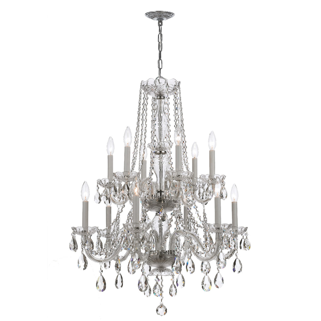 Traditional Crystal 12 Light Chandelier