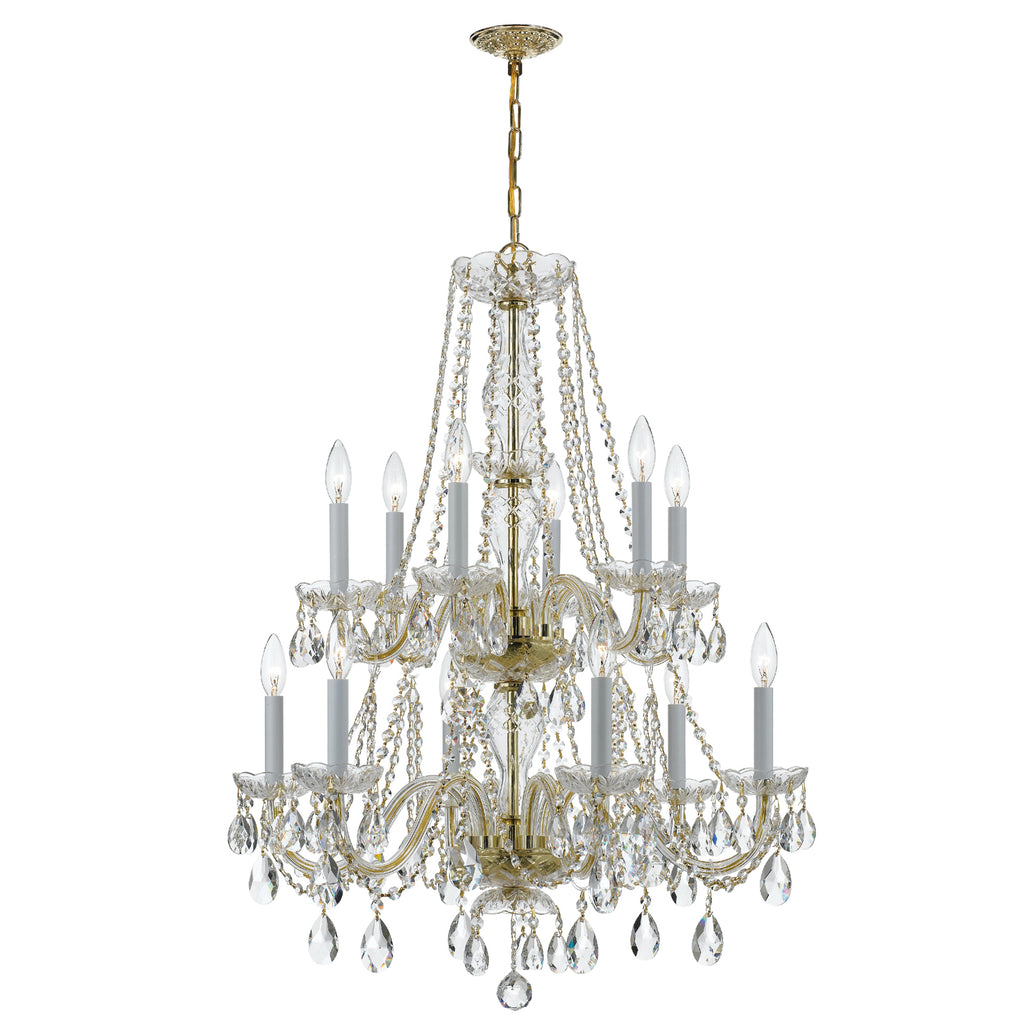 Traditional Crystal 12 Light Chandelier