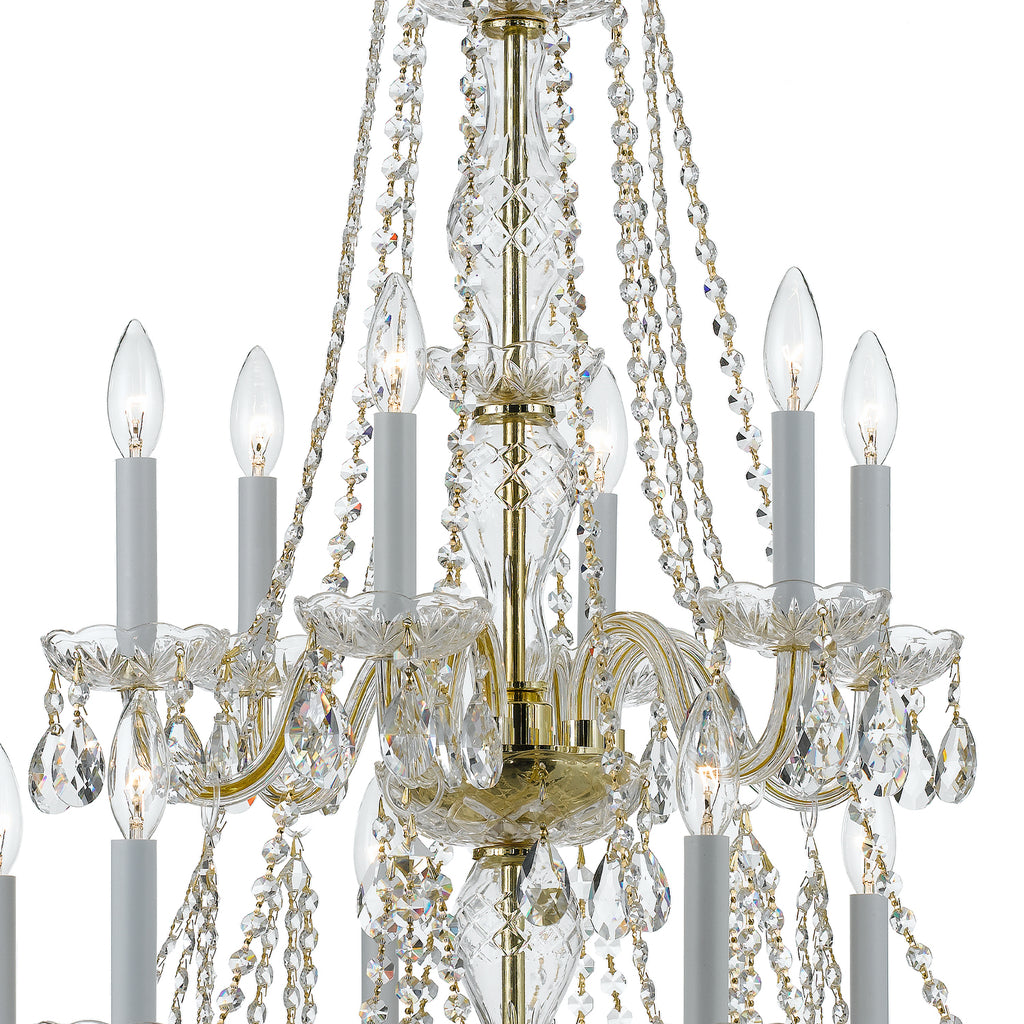 Traditional Crystal 12 Light Chandelier