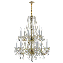 Traditional Crystal 12 Light Chandelier