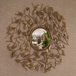 Mirror Fiona Vintage Brass Finish