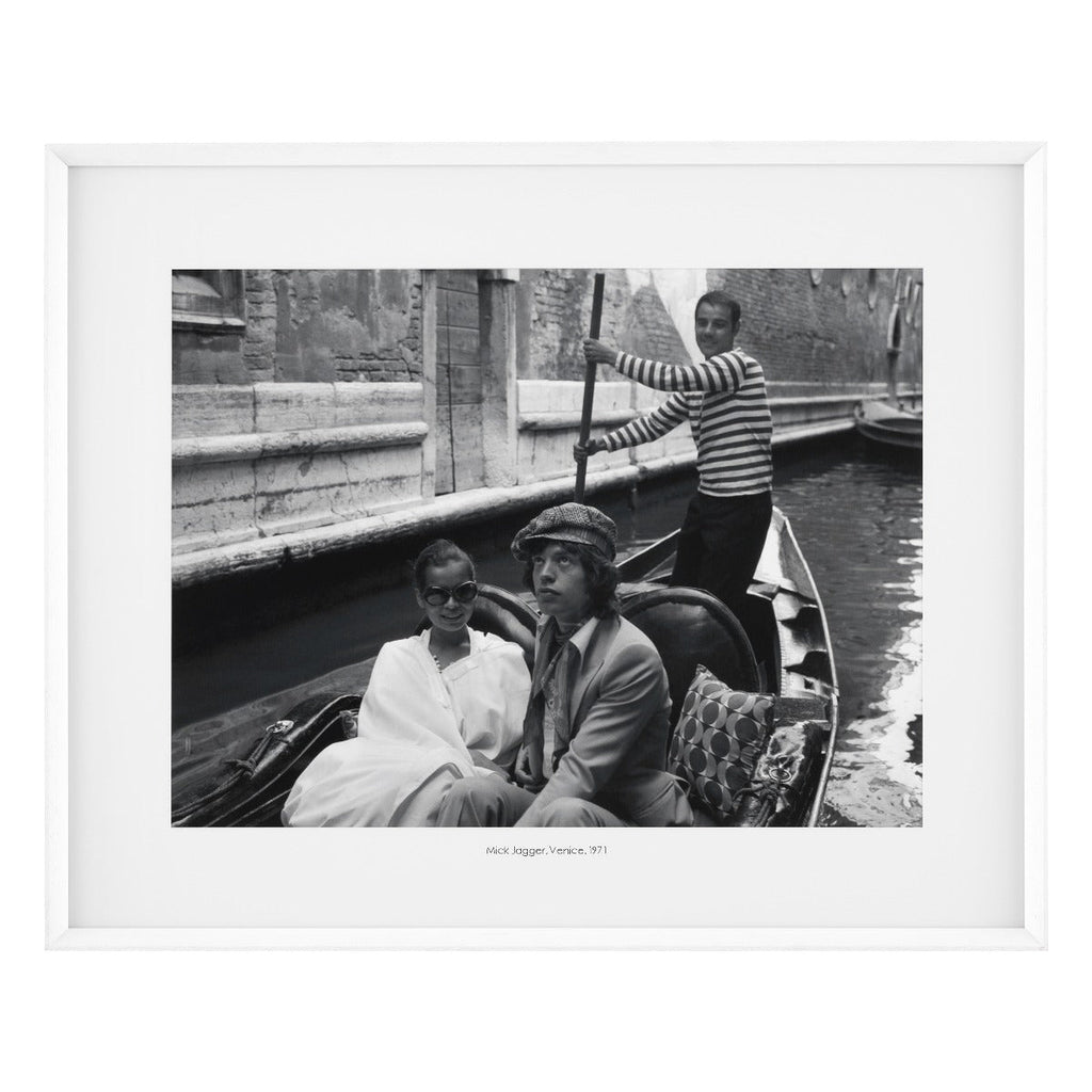 Print Ec309 Mick Jagger, Venice 1971